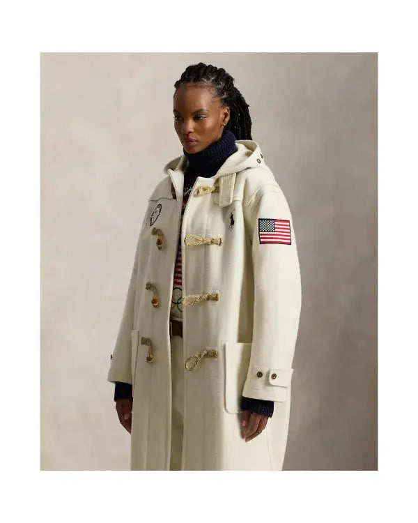 The Today Show Savannah Guthrie Team USA Toggle Coat WorthVee