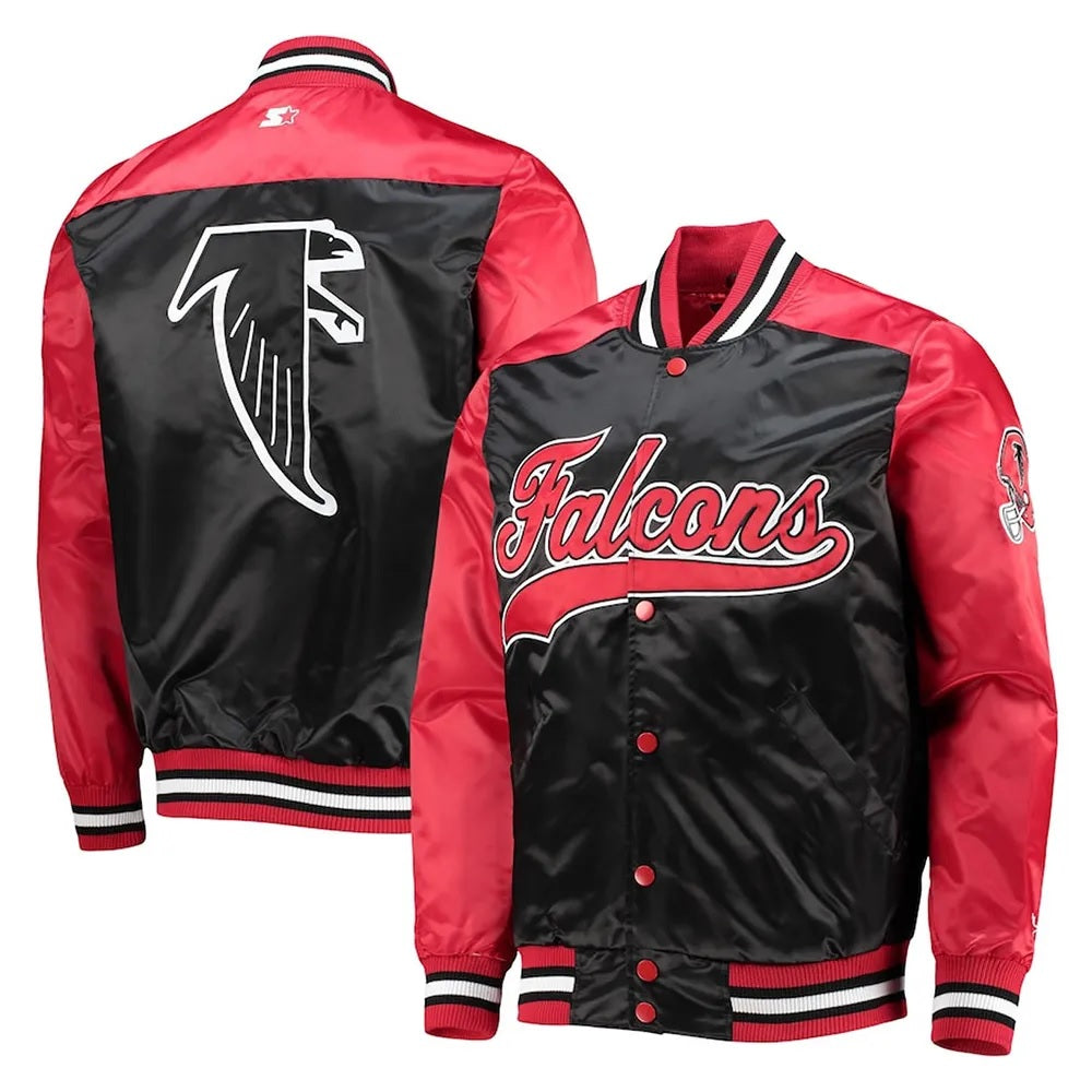 The Tradition II Atlanta Falcons Satin Jacket WorthVee