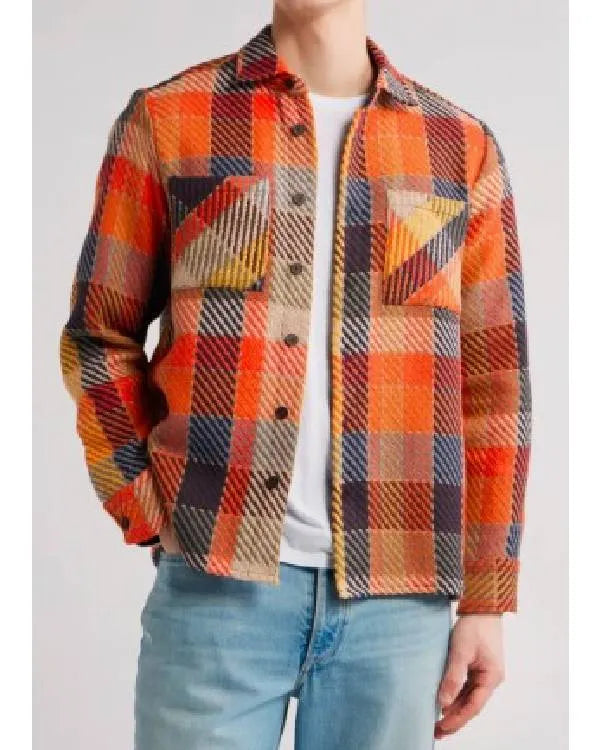 The Traitors US S04 Orange Plaid Shirt