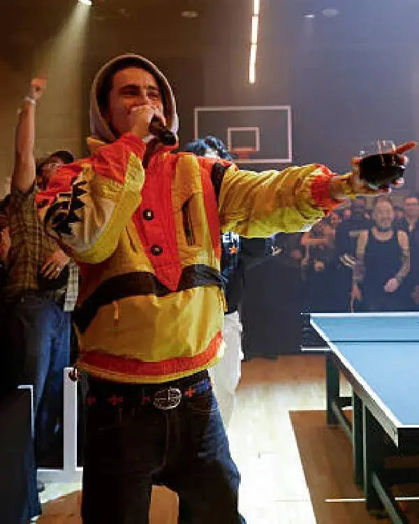 The Underground Table Tennis Tournament Timothée Chalamet Multicolor Jacket WorthVee