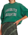 The Valley Michelle Saniei Green Sweatshirt Clanton Jacket