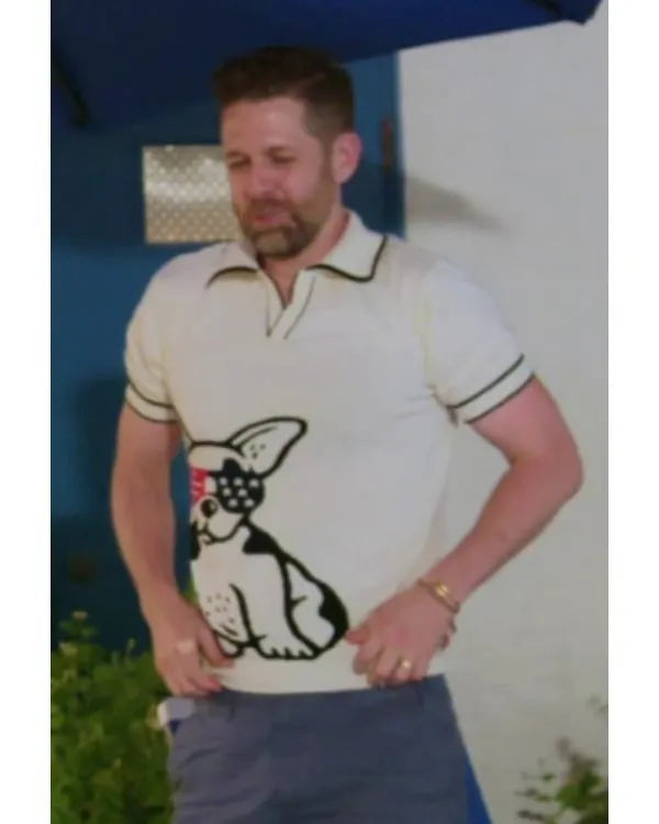The Valley Persian Style S01 Adam Farahan Animal Print Polo