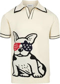 The Valley Persian Style S01 Adam Farahan Animal Print Polo