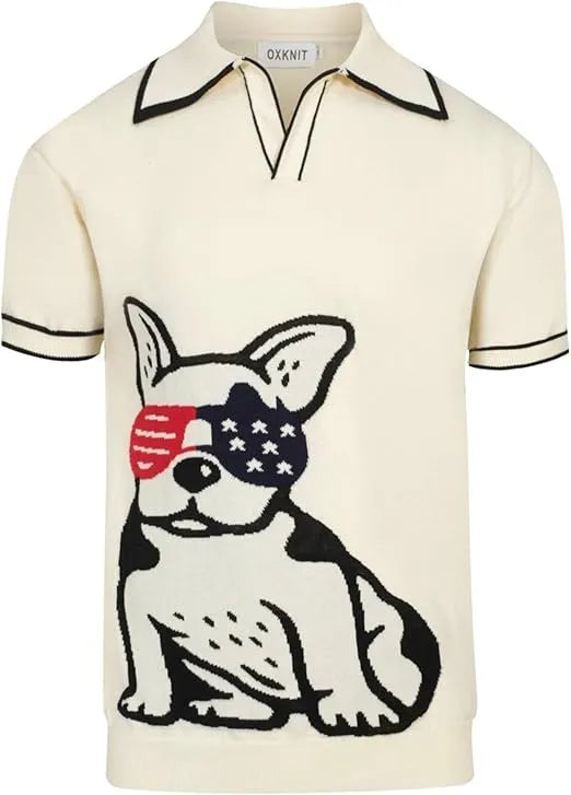 The Valley Persian Style S01 Adam Farahan Animal Print Polo