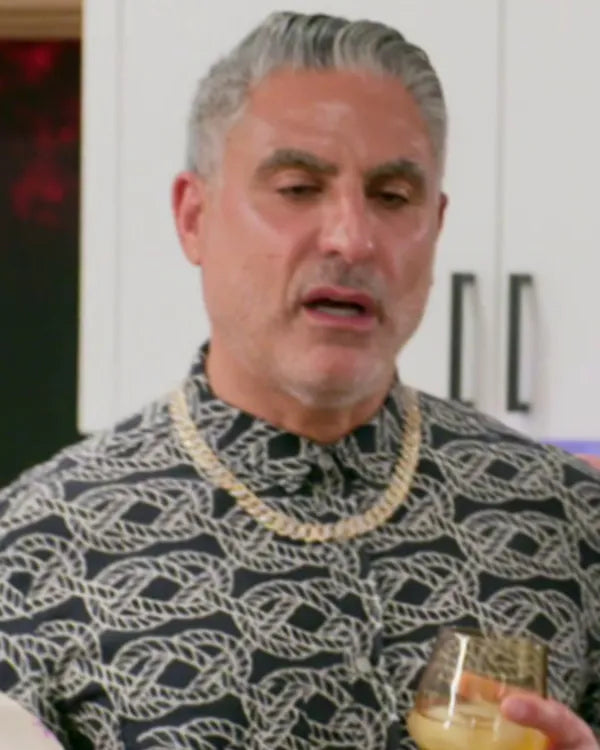 The Valley Persian Style S01 Reza Farahan Rope Print Shirt