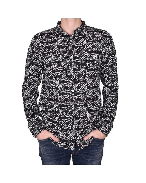 The Valley Persian Style S01 Reza Farahan Rope Print Shirt