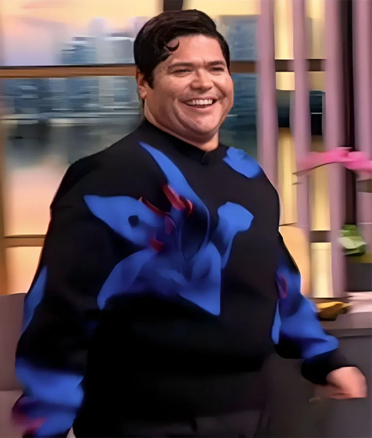 The View Harvey Guillén Floral Sweater