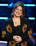The Voice S27 Lucia Flores-Wiseman Black & Gold Heart Dress WorthVee
