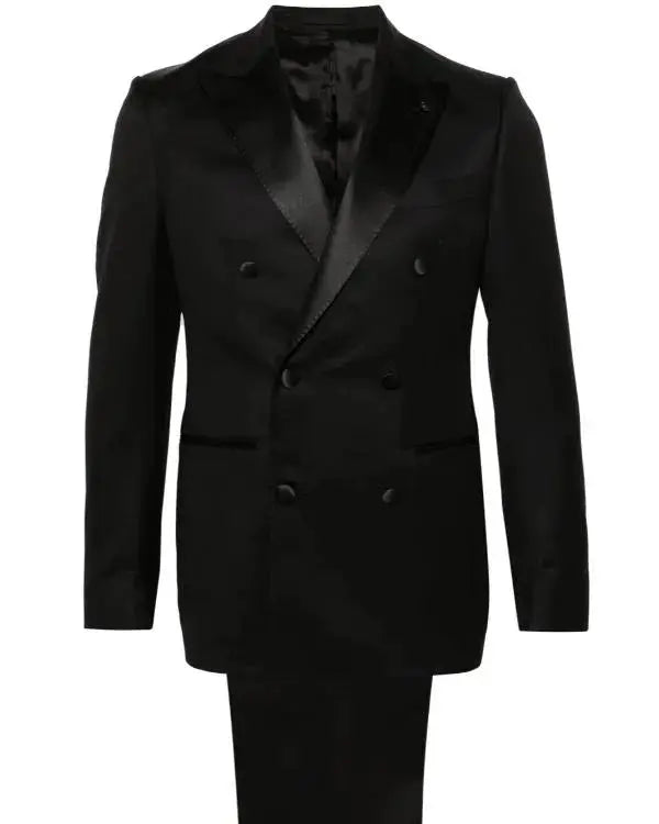 The Voice S28 Dylan Efron Black Double-Breasted Blazer WorthVee