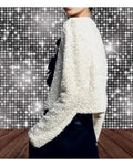 The Voice S28 Gina Miles Sequined Bow-Front Jacket WorthVee