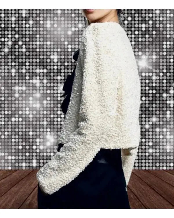 The Voice S28 Gina Miles Sequined Bow-Front Jacket WorthVee