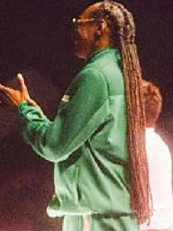 The Voice S28 Snoop Dogg Green Bomber Jacket WorthVee