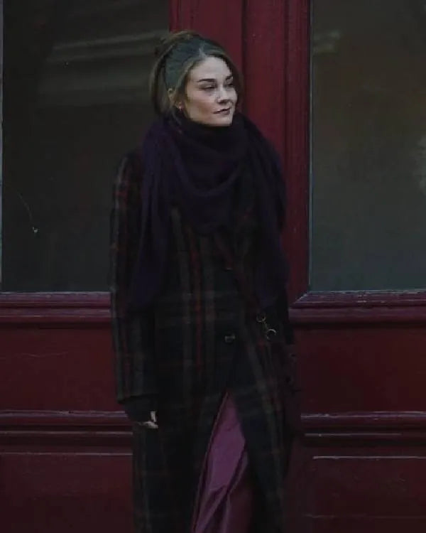 The Way to You Kim Matula Checked Coat