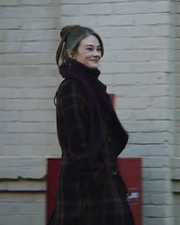 The Way to You Kim Matula Checked Coat