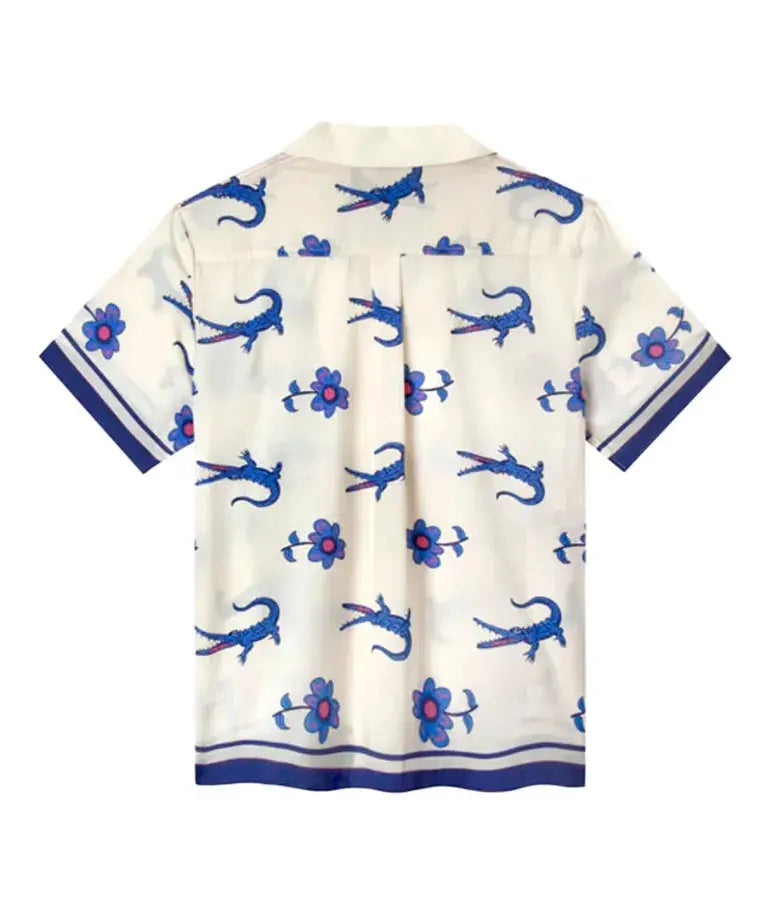 The White Lotus S3 Lochlan Ratliff Crocodiles Shirt WorthVee
