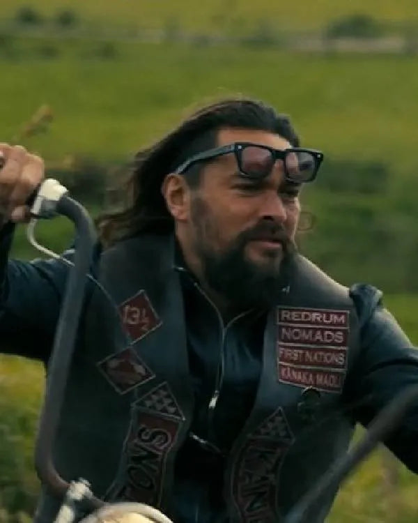 The Wrecking Crew 2026 Jason Momoa Motorcycle Leather Vest