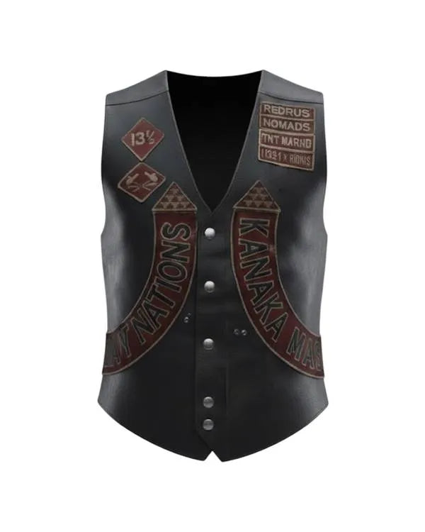 The Wrecking Crew 2026 Jason Momoa Motorcycle Leather Vest