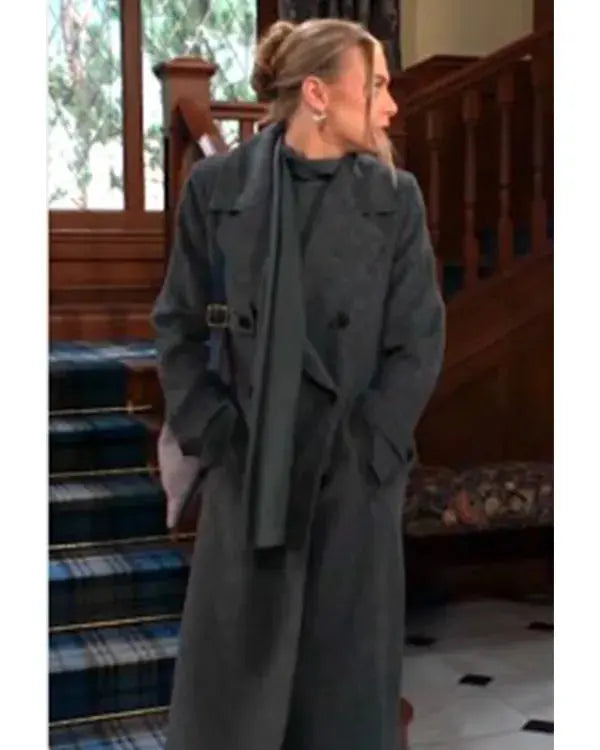 The Young and the Restless Claire Grace Newman Grey Coat WorthVee