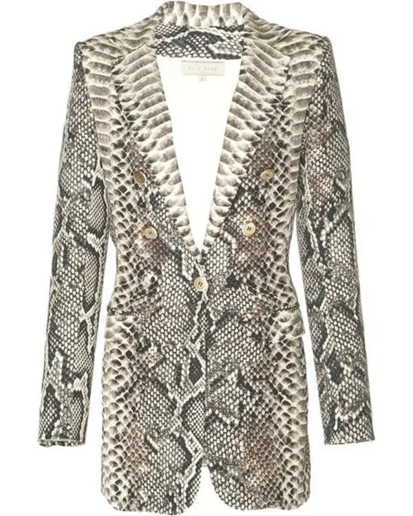 The Young and the Restless Nikki Newman Snakeskin Blazer WorthVee