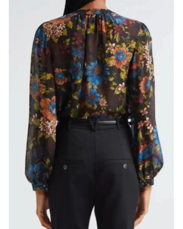 The Young and the Restless Sharon Newman Floral Blouse