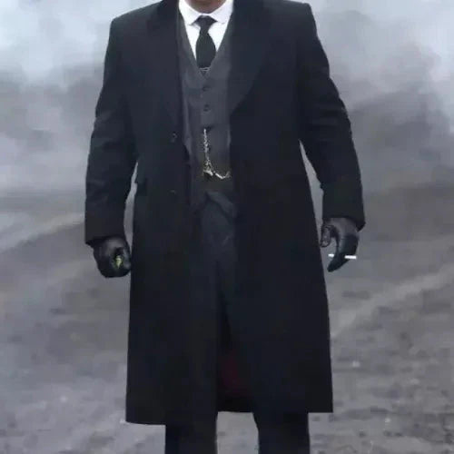 Thomas Shelby Gangster Long Wool Coat Clanton Jacket