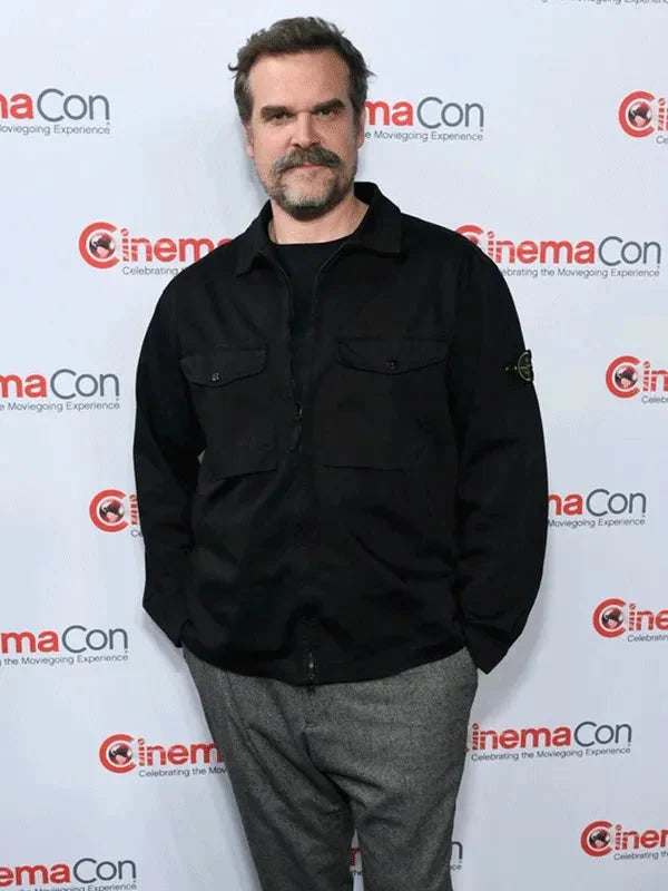 Thunderbolts David Harbour Black Cotton Jacket Clanton Jacket