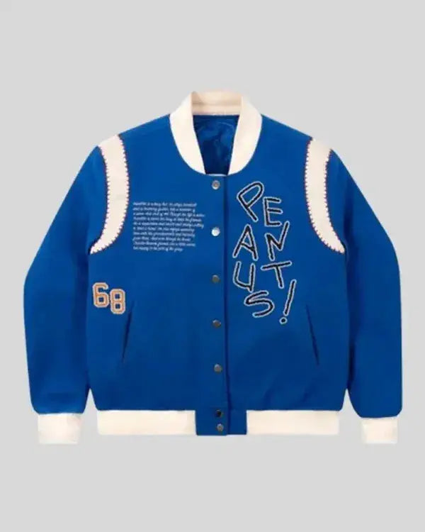 Tier Franklin Armstrong Blue Varsity Jacket WorthVee