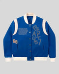 Tier Franklin Armstrong Blue Varsity Jacket WorthVee