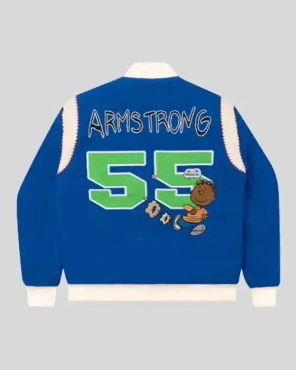 Tier Franklin Armstrong Blue Varsity Jacket WorthVee