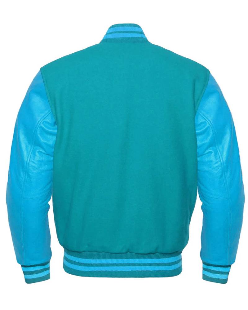 Tiffany Blue Varsity Jacket Clanton Jacket