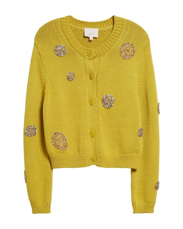 The Neighborhood S08 Tichina Arnold Embellished Yellow Cardigan
