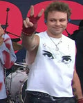 Today Ashton Irwin White Eye Print Tank