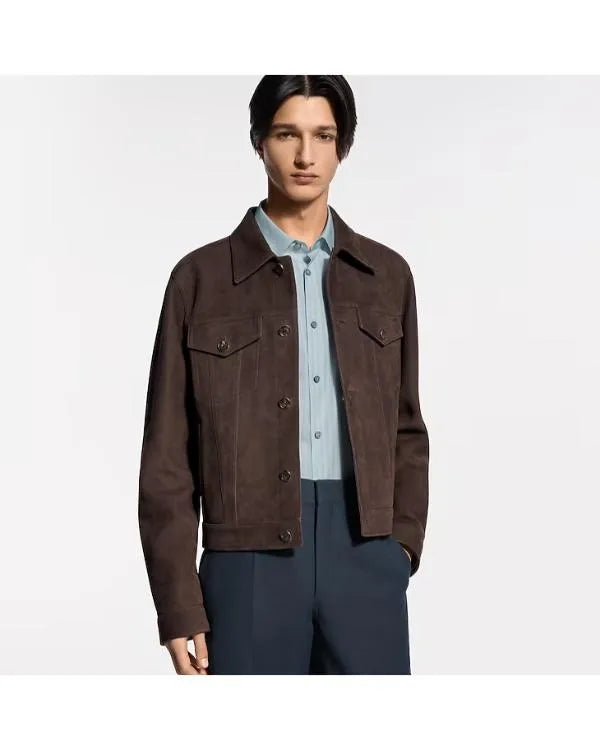 Today Show 2026 John Legend Brown Suede Trucker Jacket
