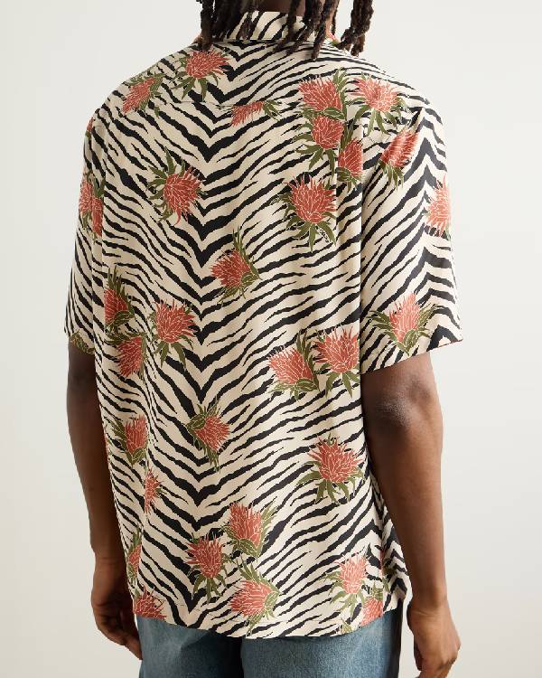 Today Show Jason Momoa Floral Zebra Print Shirt Clanton Jacket