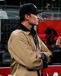 Tom Brady Milan Winter Olympics 2026 Brown Jacket