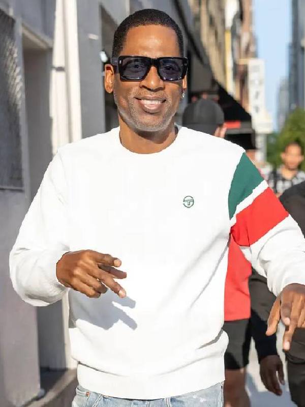 Tony Rock Philadelphia 2025 White Sweatshirt Clanton Jacket