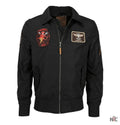 Top Gun Flight Black Jacket Clanton Jacket