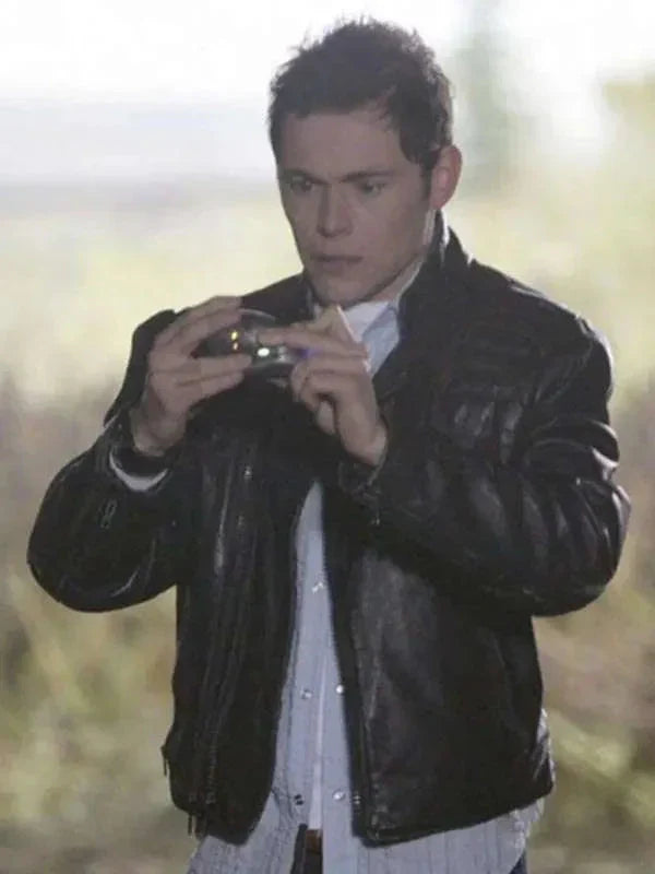 Torchwood S02 Burn Gorman Leather Jacket Clanton Jacket