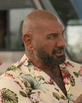 Trap House Dave Bautista Yellow Floral Shirt WorthVee