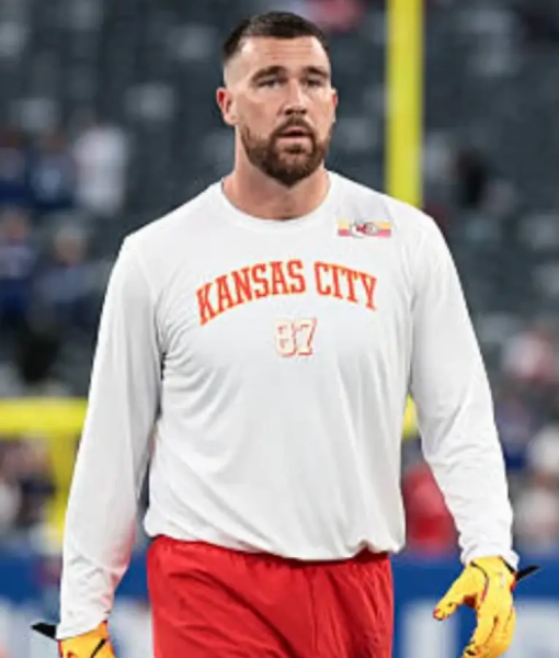 Travis Kelce Kansas City Chiefs v New York Giants Shirt USA Jackets