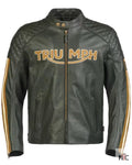 Triumph Men’s Racing Green Motorcycle Braddan Air Race Jacket Clanton Jacket