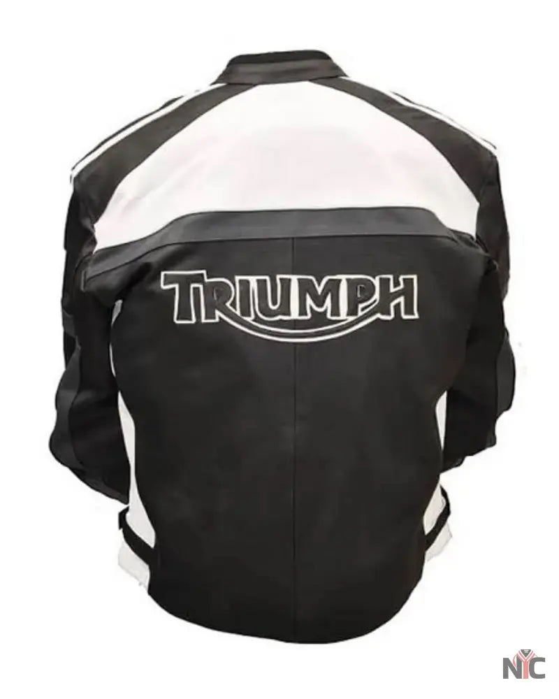 Triumph Motorcycle Racing Leather Jacket Clanton Jacket