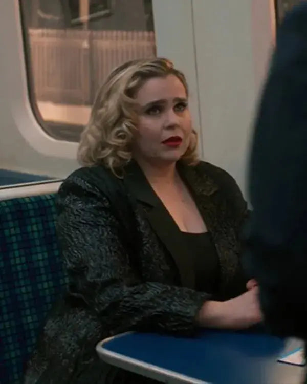 Twelve Dates ‘Til Christmas Mae Whitman Black Blazer WorthVee