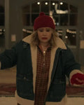 Twelve Dates ‘Til Christmas Mae Whitman Blue Denim Jacket WorthVee