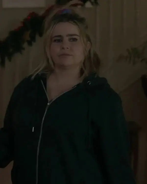 Twelve Dates ‘Til Christmas Mae Whitman Green Hoodie WorthVee