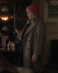 Twelve Dates ‘Til Christmas Mae Whitman Plaid Coat WorthVee