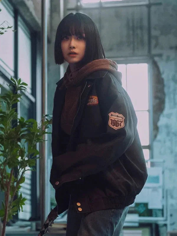 Twelve S01 Kang Mi-na Black Cotton Jacket Clanton Jacket