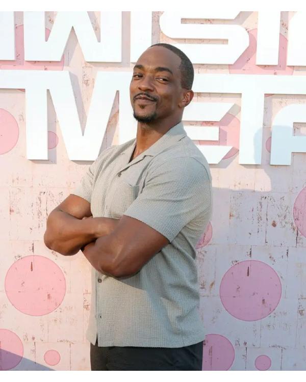 Twisted Metal S02 Anthony Mackie Photo Call Shirt Clanton Jacket