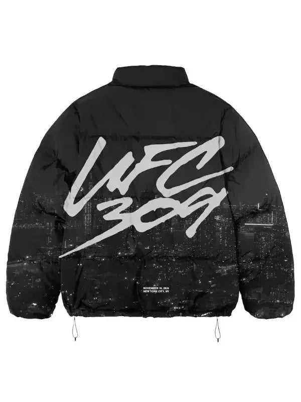 UFC 309 Jones Vs Miocic Black Puffer Jacket WorthVee