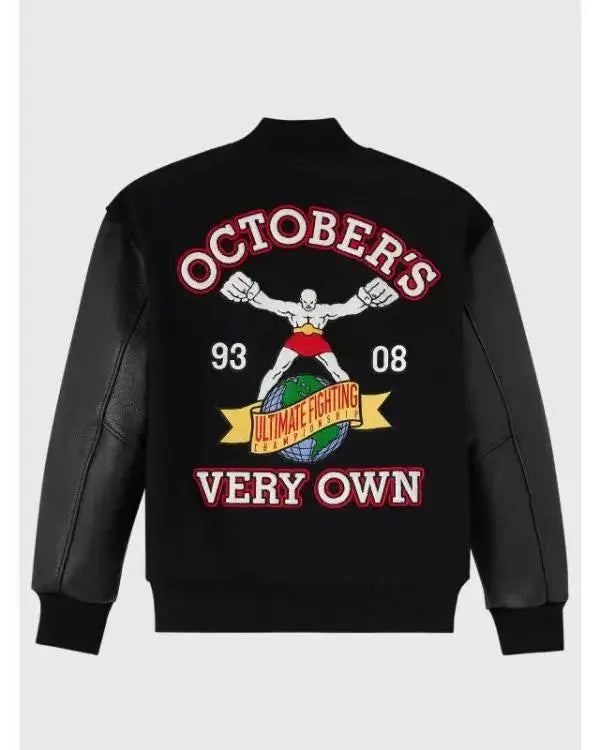 UFC Championship Black Varsity Jacket WorthVee